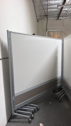 Dry Erase board with wheels