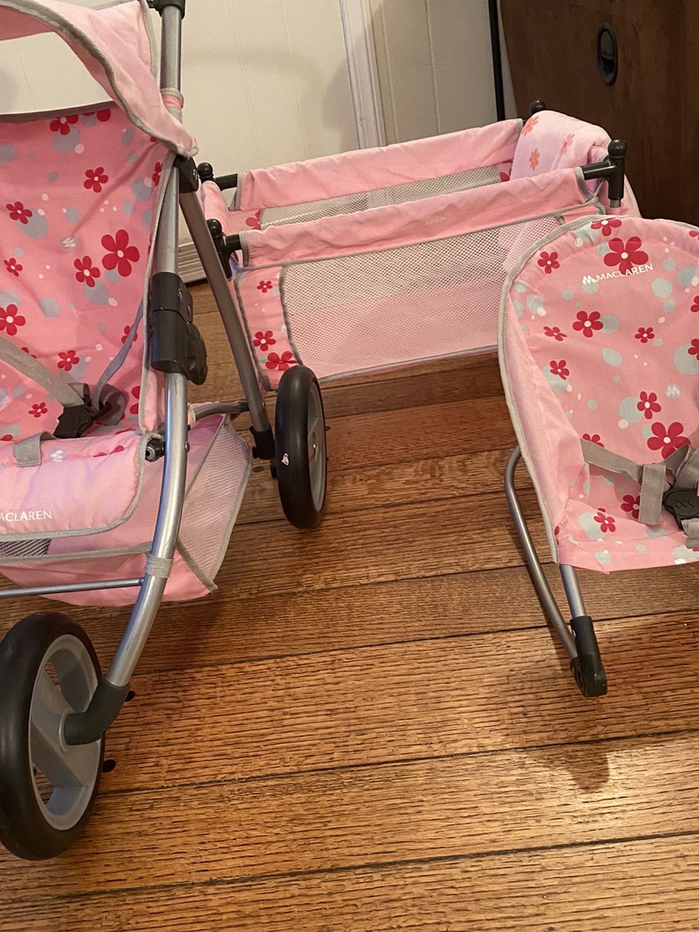 Maclaren Doll stroller set, 3 pieces