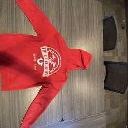Red True Religion Zip Up Size Large