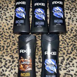 5🔥16 Fl Oz Axe Body Wash All 5 For $20 Firm On Price
