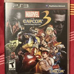 Marvel Vs Capcom 3: Fate Of Two Worlds (Sony Playstation 3)