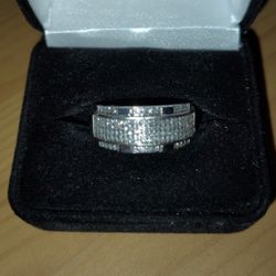 10k Mens Diamond Ring 1/2 Total Carats 