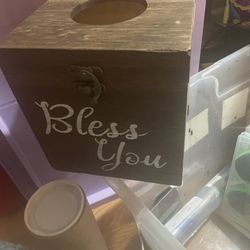 Bless You Tissue Box
