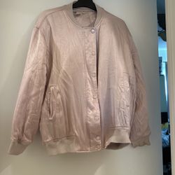 Women’s H&M Pink Puffy Jacket, Size 8