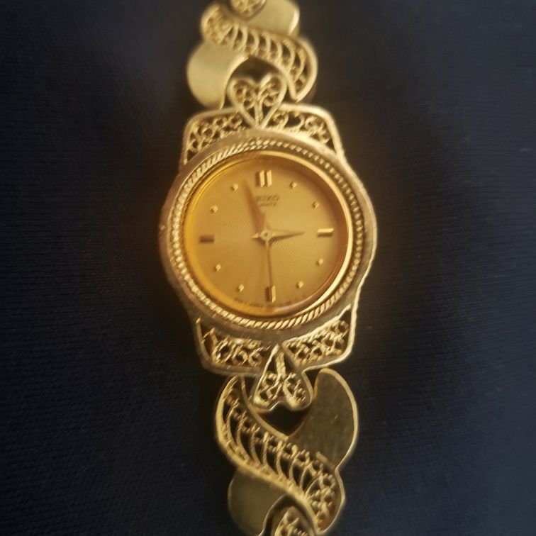 14k Gold Ladies Woman Solid Watch