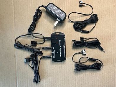 Triple Zone IR Repeater Kit Remote Control Extender 2 receivers 3 Dual head emitter