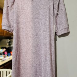 Pink Sweater Dress