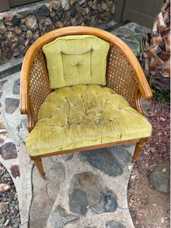 PROJECT CHAIR - rattan wood accent chair