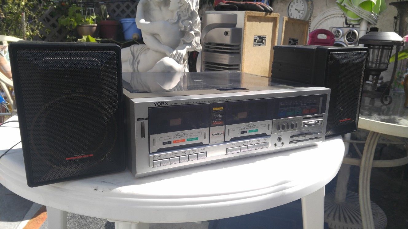 YORK M2677 Vintage Stereo Turntable