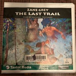Zane Grey The Last Trail Book On CD
