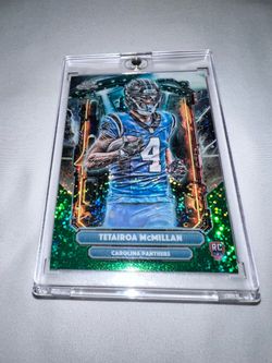 Tetairoa McMillan Topps Cosmic Chrome RC /75