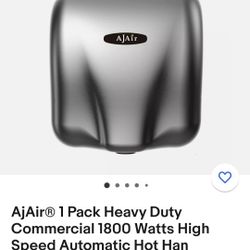 AJAir Hand Dryer 1800W