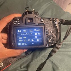 Eos 77D Canon camera with Ed's 18-135 mm lens