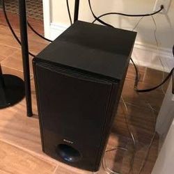 SONY 100 WATTS WIRED PASSIVE SUBWOOFER $60 FINAL PRICE 