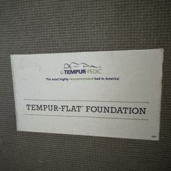 Tempur Pedic Box Foundation Full Size