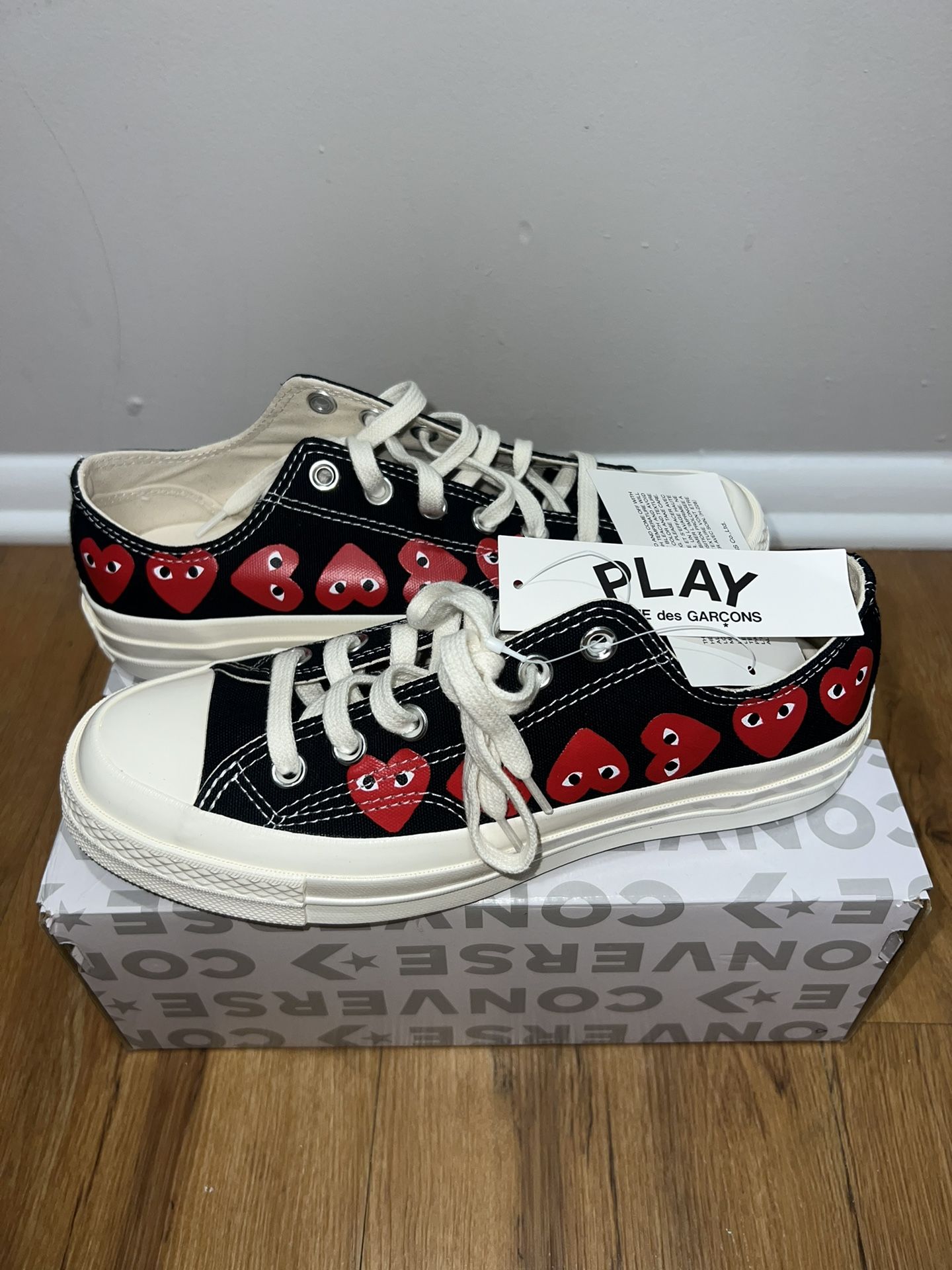 Converse Comme des Garçons Play x Chuck 70 Top Low Multi Heart