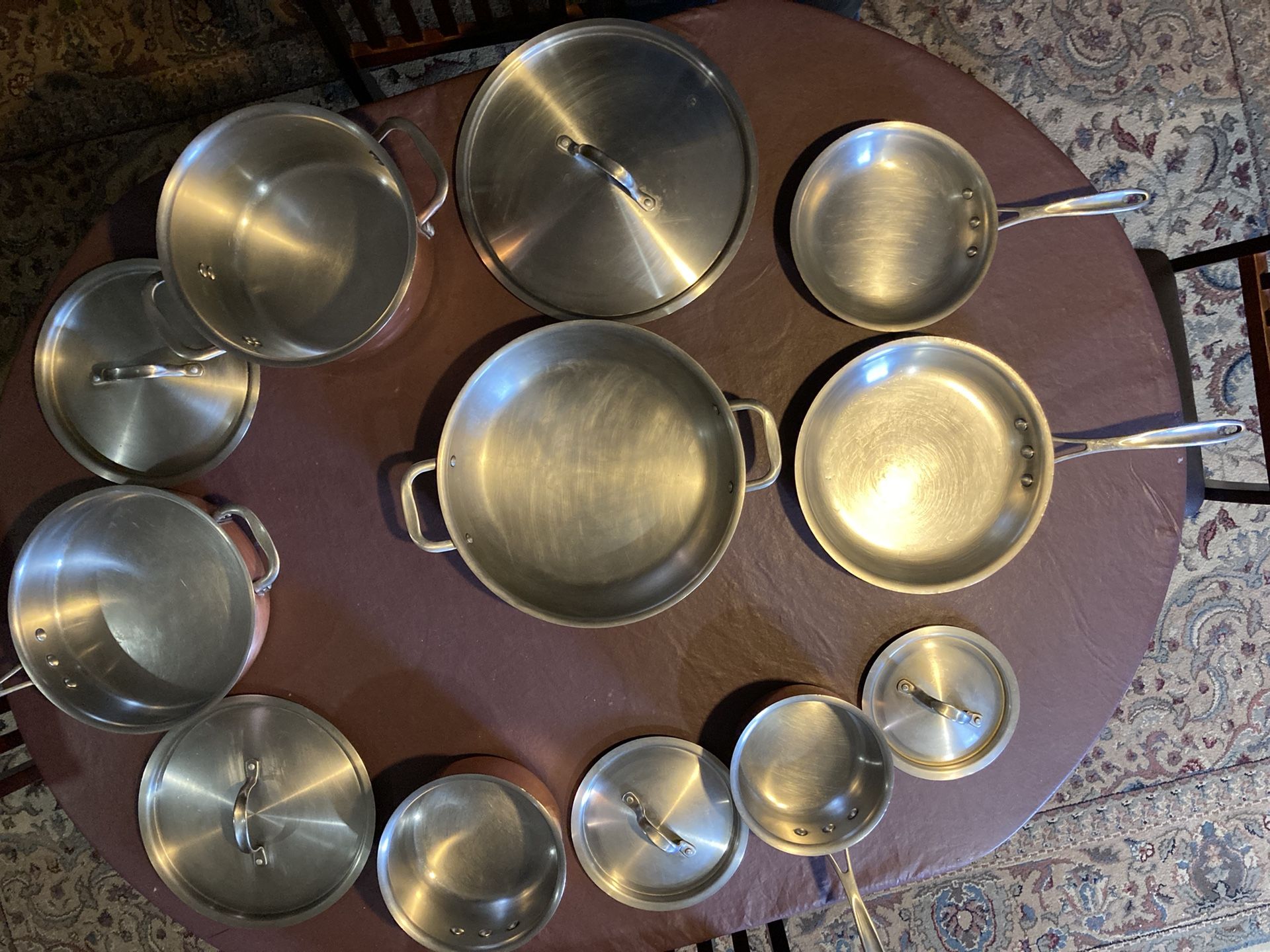 Calphalon Copper Bottom Pans for Sale in Seattle, WA OfferUp