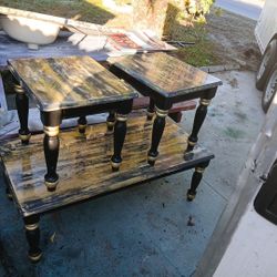 Coffee Table And Two In-tables