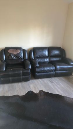 Loveseat and recliner