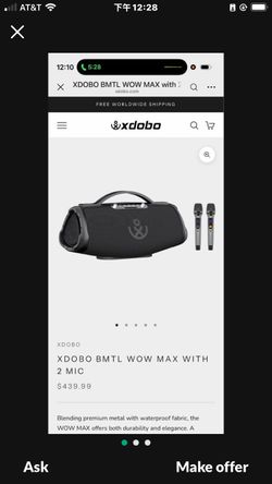XDOBO BMTL WOW MAX WITH 2 MIC