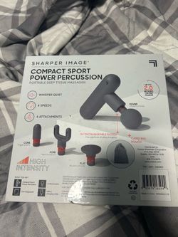 Sharper Image Compact Sport Power Percussion Deep Tissue Massager