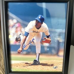 LA Dodgers Ramon Martinez signed photograph