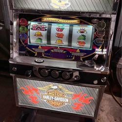 Vintage Harley-Davidson Quarter Slot Machine