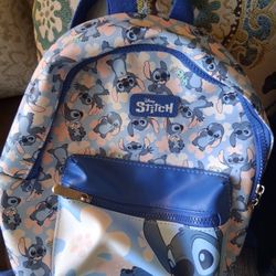 Disney Stitch Mini Blue &Pink Backpack 