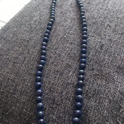 Collar De Piedras Lapis Lasule Sterling Silver 925 