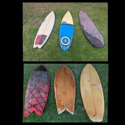 ⭐ Several surfboards listed on my page. Shortboard surfboards