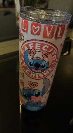 Stitch- Valentine’s Tumbler 
