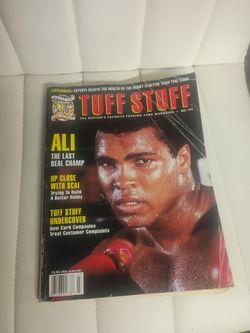 March 1993 Tuff Stuff: Muhammad Ali Cover Trading Card Magazine