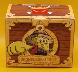 Mcdonald's Spongebob Squarepants X LUFFY One Piece 2026 Toy [New]