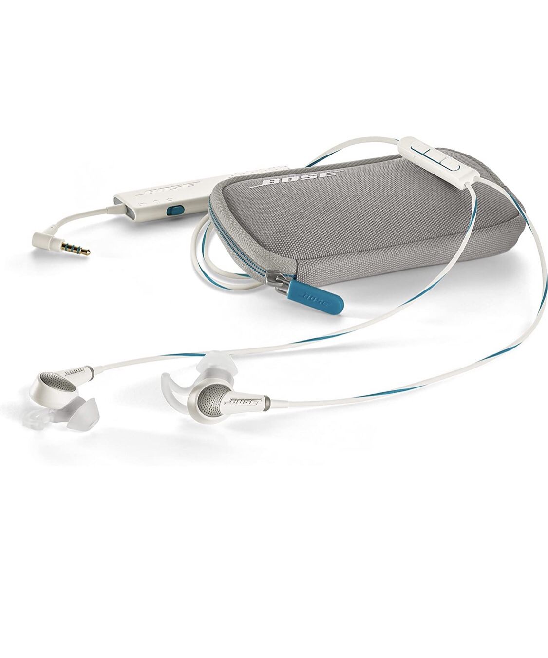Bose QuietComfort 20 Acoustic Noise Cancelling Headphones, Apple Devices, White Used