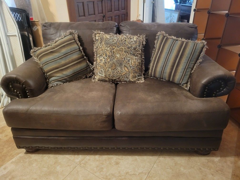 Leather Sofa And Loveseat