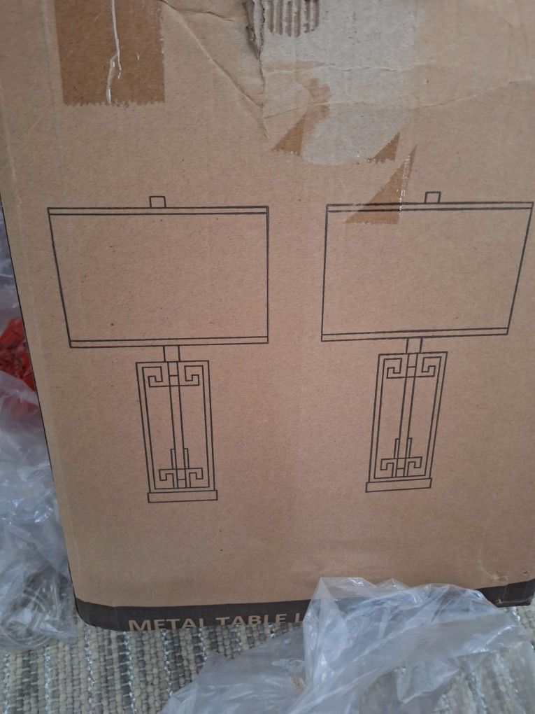 Metal Table Lamps2 pack