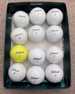 1 Dozen Of Titleist Golf Balls (6 Pro V1’s)