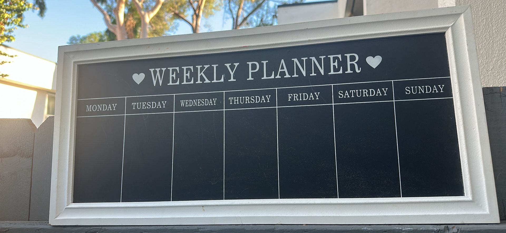 Weekly Planner Board Like New