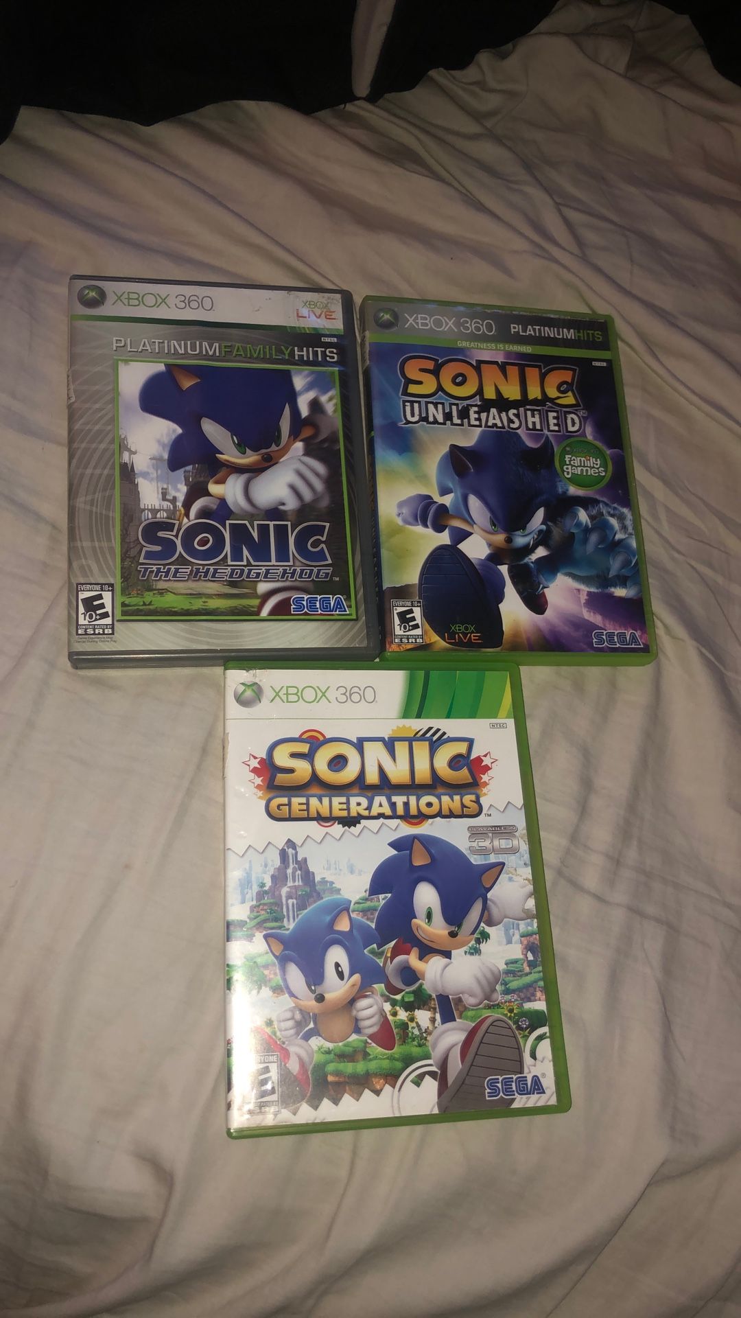 Xbox 360 Video Games Sonic 
