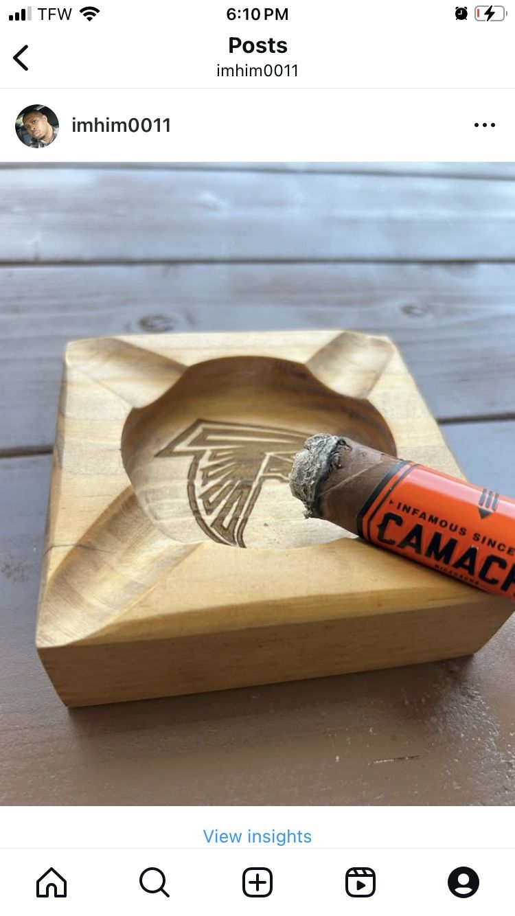 Custom Cigar Ashtray