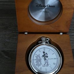 Disney Steamboat Willy Bulova Pocket Watch 