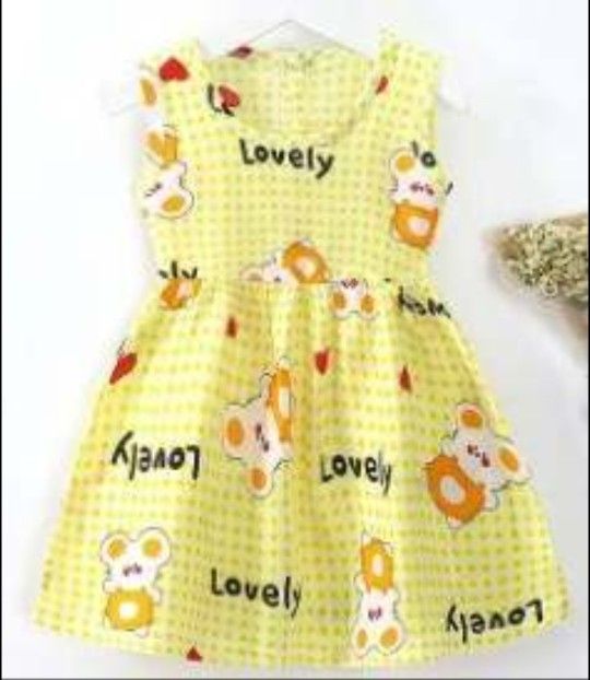 Brand New! Girls Yellow Dress Sizes Fir Ages 6 To 14 Years Old