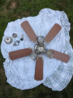 Ceiling Fan with Light Kit and Hardware