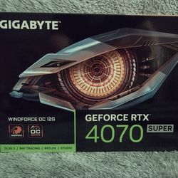 RTX 4070 Super Gigabyte GPU New 