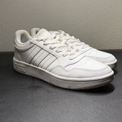 Adidas All White Sneakers Shoes Size 8 