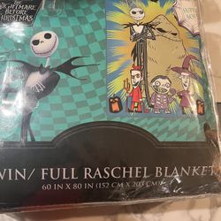 40 dollars new the nightmare before Christmas blanket 