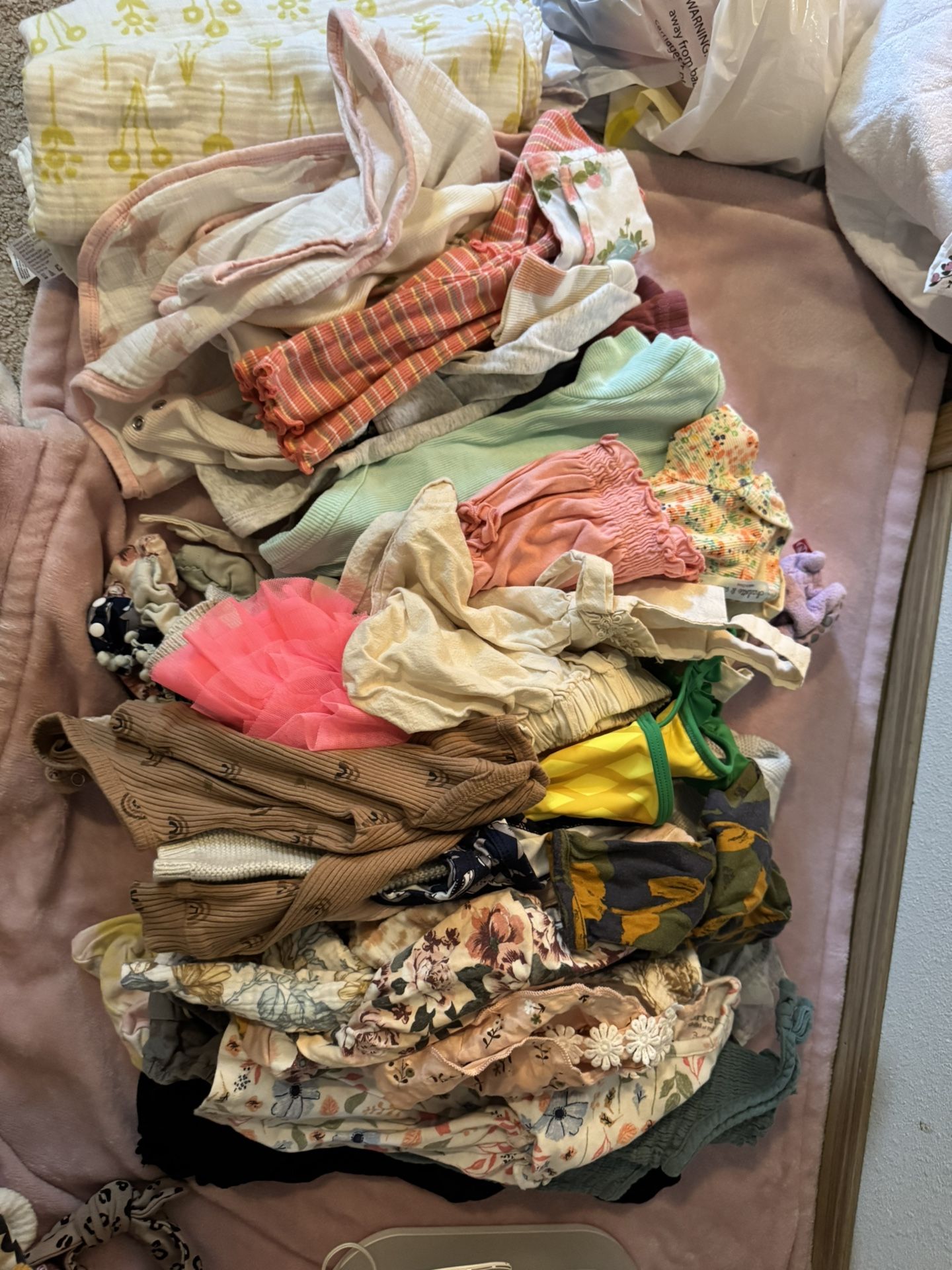 Newborn To 3 Months Babygirl Summer Lot