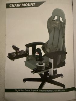 Flight Sim Game Joystick Throttle Hotas Chair Mounts