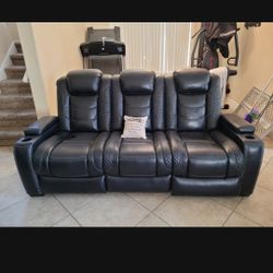 Leather Sofa 