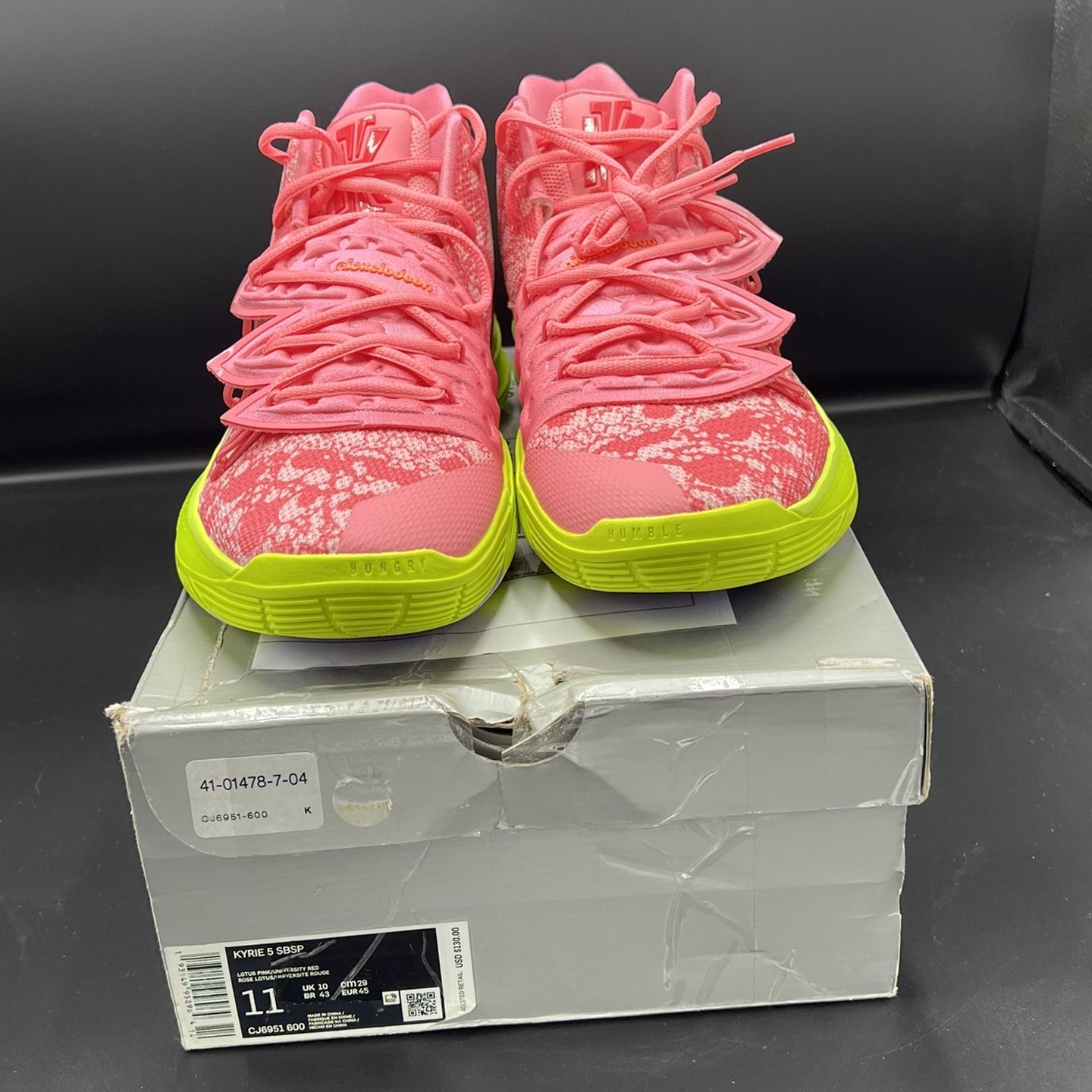 Shoes Kyrie Spongebob And Patrick Nikes Nike Men\'s Kyrie Spongebob Patrick Basketball Shoe